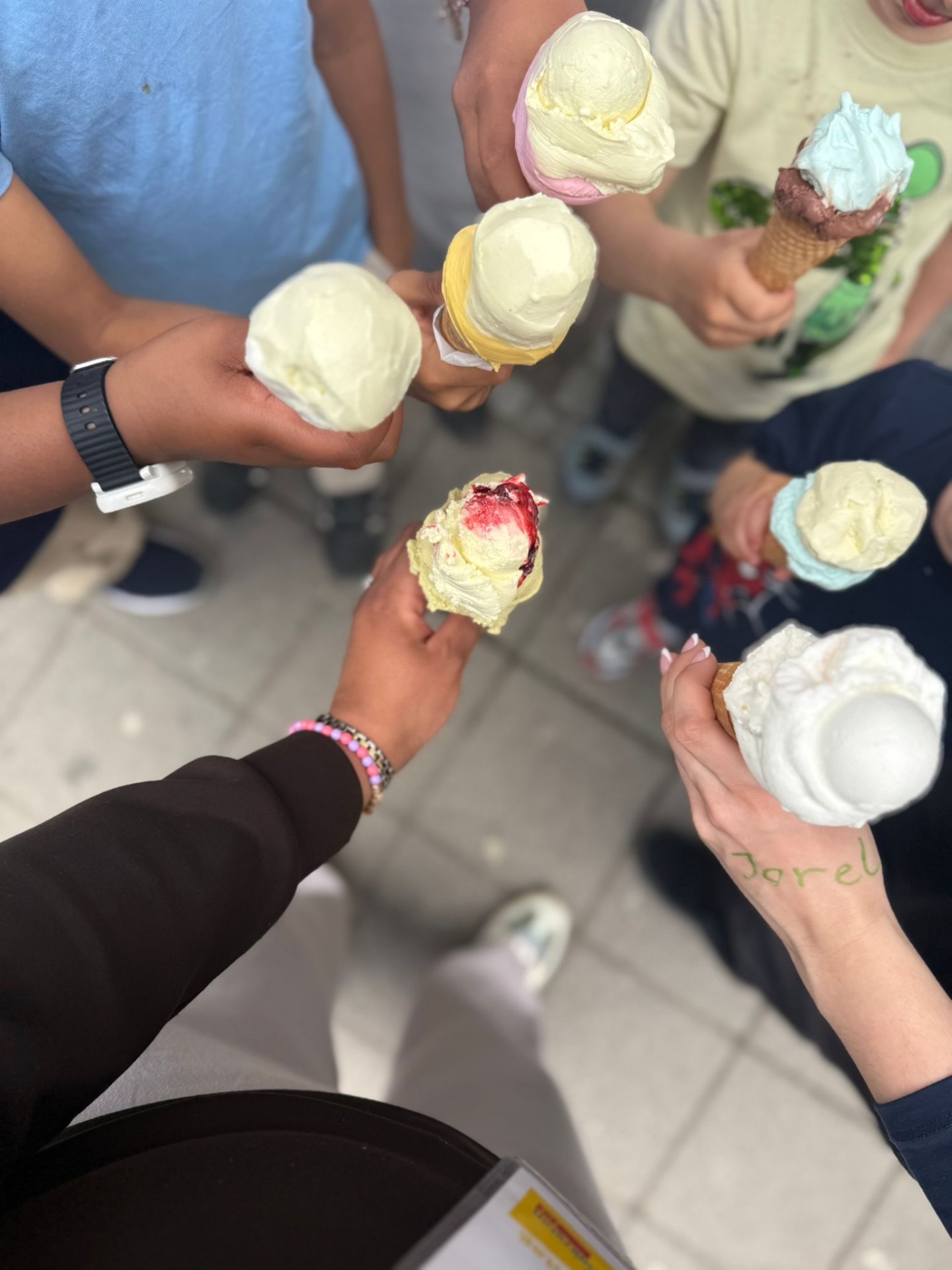Gemeinsam Eis essen