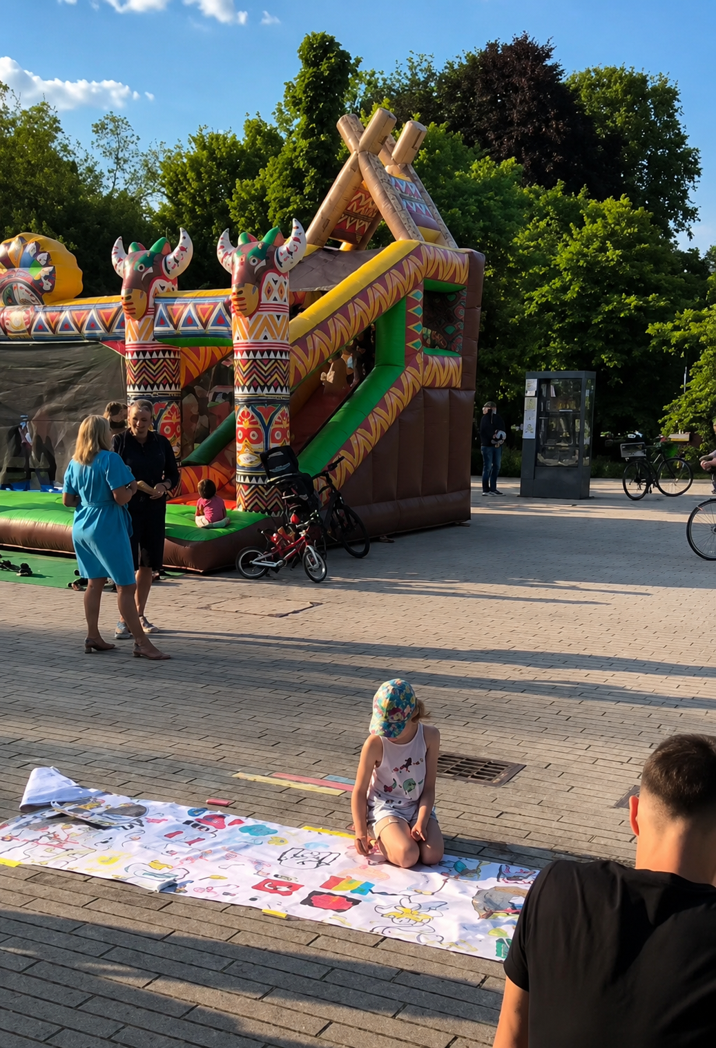 Hüpfburg-Spaß bei einem Event