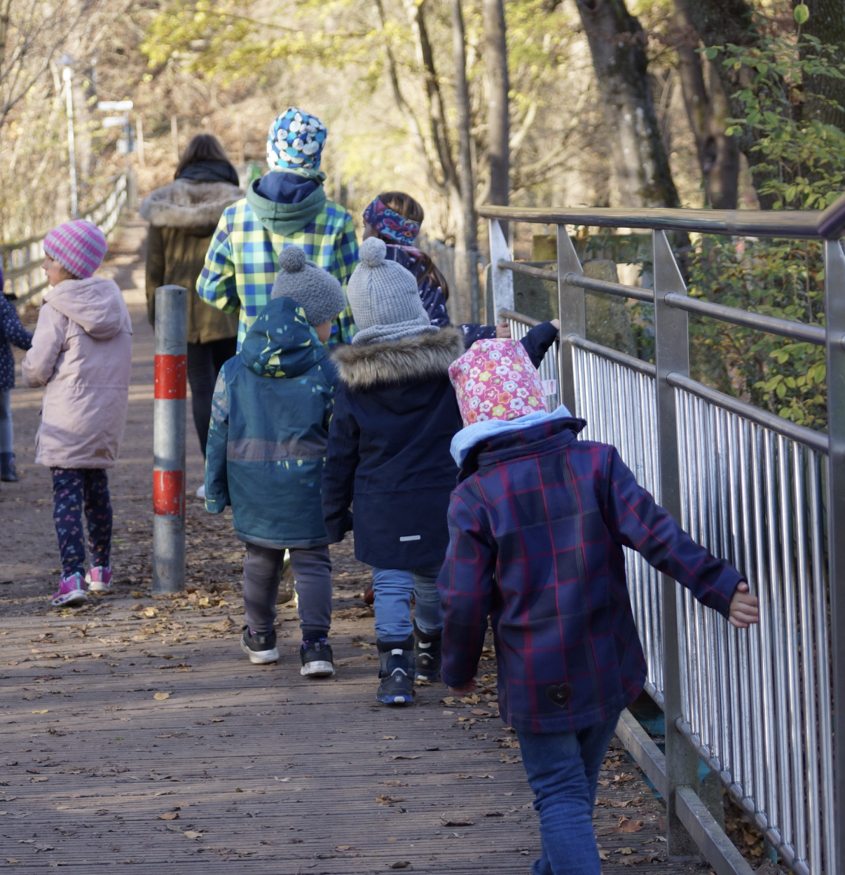 Gemeinsamer Spaziergang in der Natur