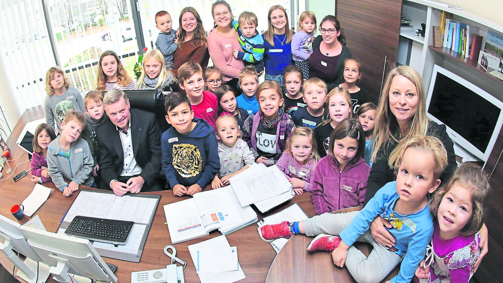 Pressefoto: Kinderbetreuung der Freisinger Bank am Buß- und Bettag, organisiert von juvela