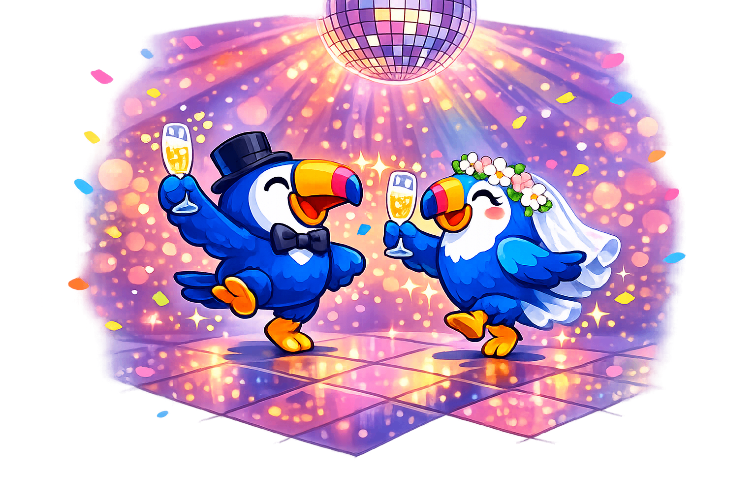 juvela Tukan bei der Hochzeit
