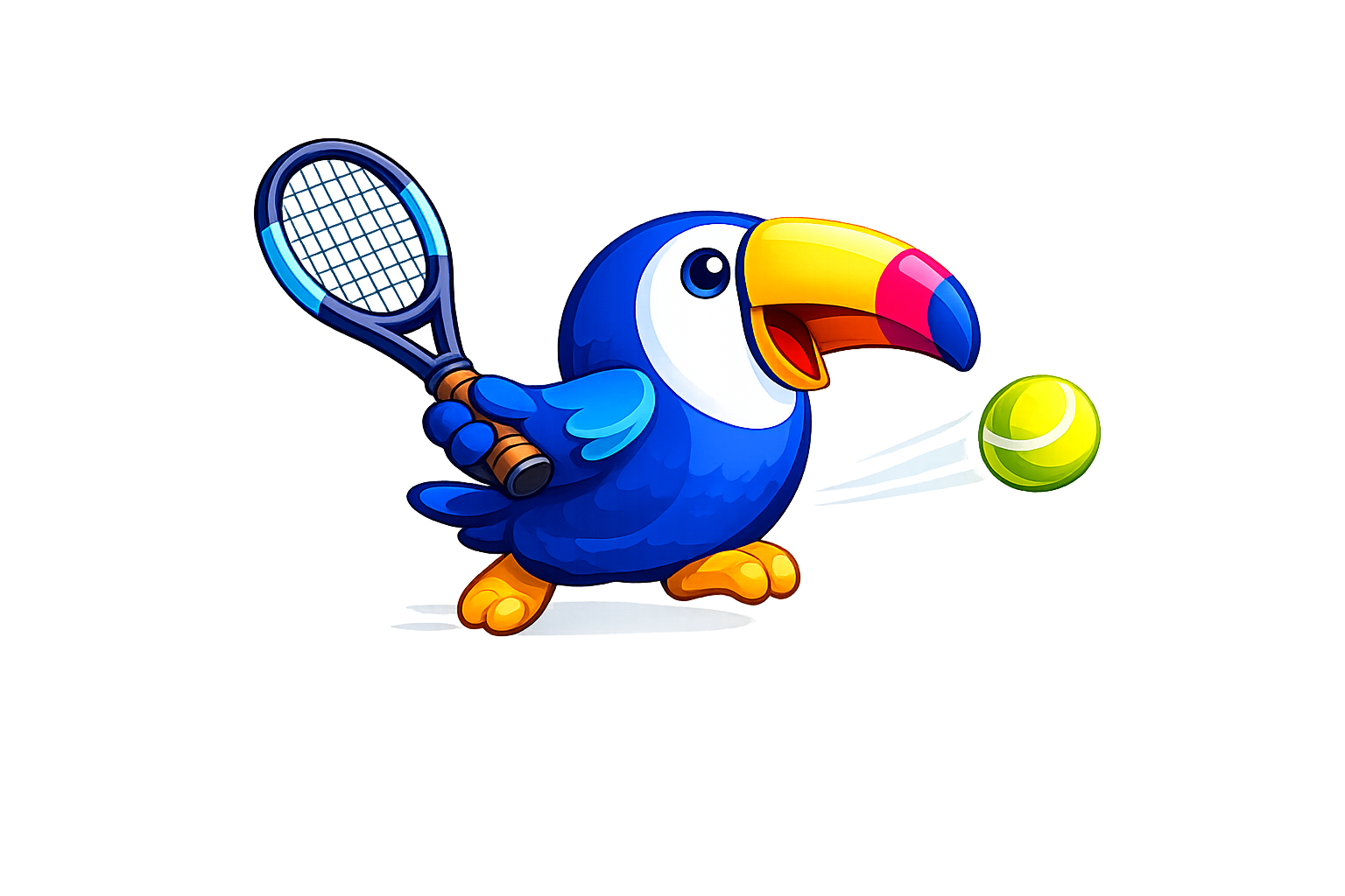 juvela Tukan beim Tennis